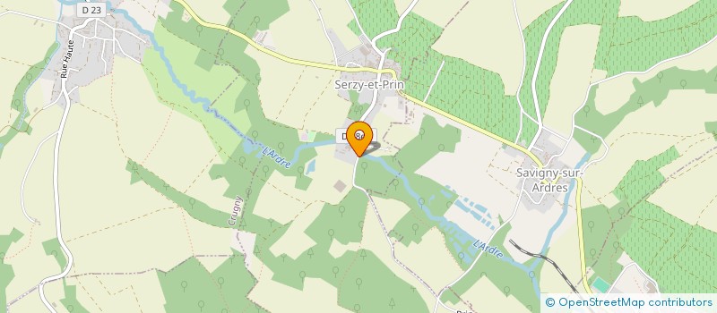 localisation de l'entreprise MONSIEUR GUY KARL  SERZY-ET-PRIN