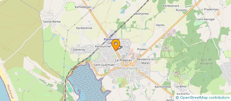 localisation de l'entreprise MONSIEUR GUY KERAUDRAN à PLOUHARNEL