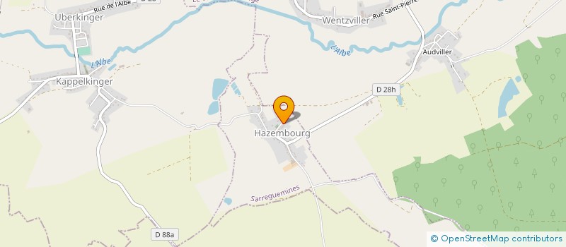 localisation de l'entreprise MONSIEUR GUY KERN  HAZEMBOURG