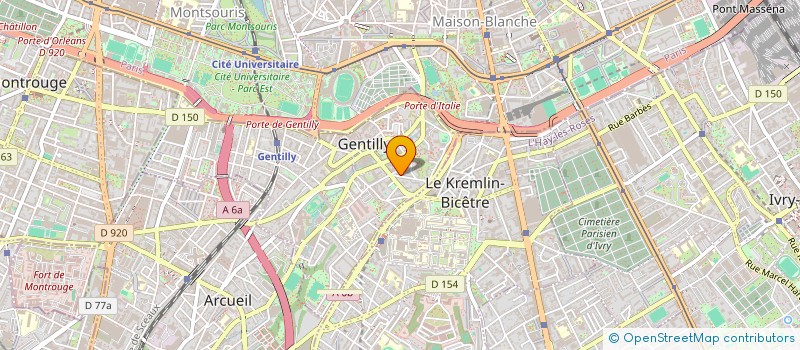 localisation de l'entreprise MONSIEUR GUY KONE  GENTILLY