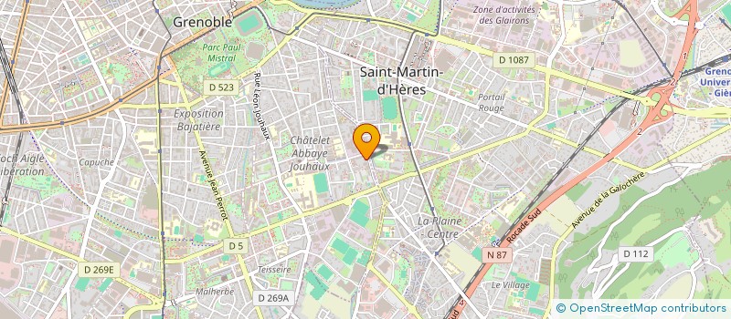 localisation de l'entreprise MONSIEUR GUY KONKO  GRENOBLE