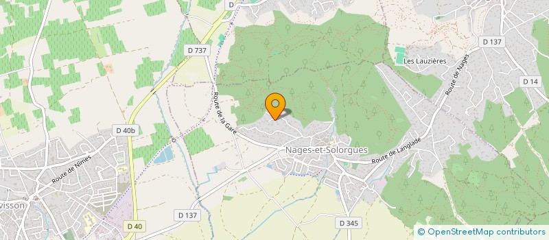 localisation de l'entreprise MONSIEUR GUY KOSMALA  NAGES-ET-SOLORGUES