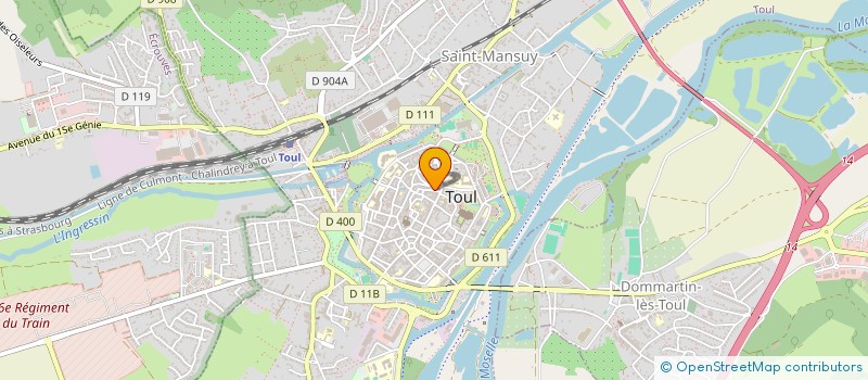 localisation de l'entreprise MONSIEUR GUY KOUASSI  TOUL