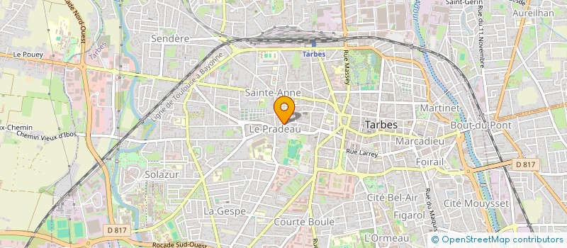 localisation de l'entreprise MONSIEUR GUY LABARDE-GENTY à TARBES