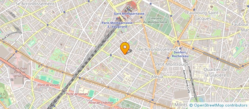 localisation de l'entreprise MONSIEUR GUY LABOUREUR  MALAKOFF