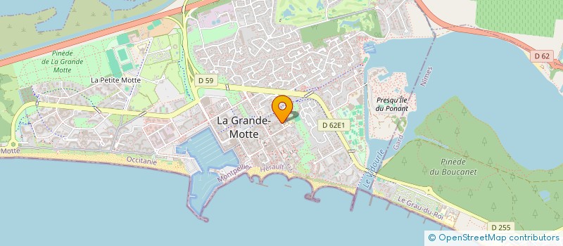 localisation de l'entreprise MONSIEUR GUY LACHAUD à LA GRANDE-MOTTE