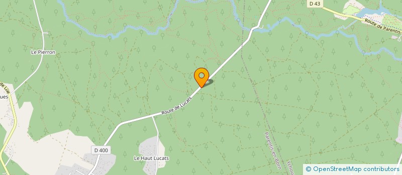 localisation de l'entreprise MONSIEUR GUY LACOSTE  PARENTIS-EN-BORN