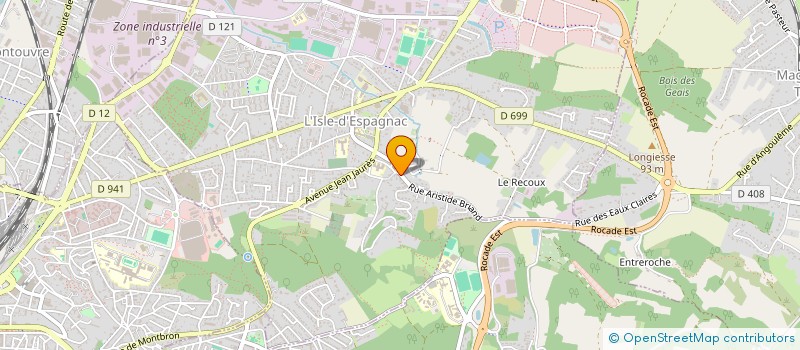 localisation de l'entreprise MONSIEUR GUY LACOTTE  L'ISLE-D'ESPAGNAC