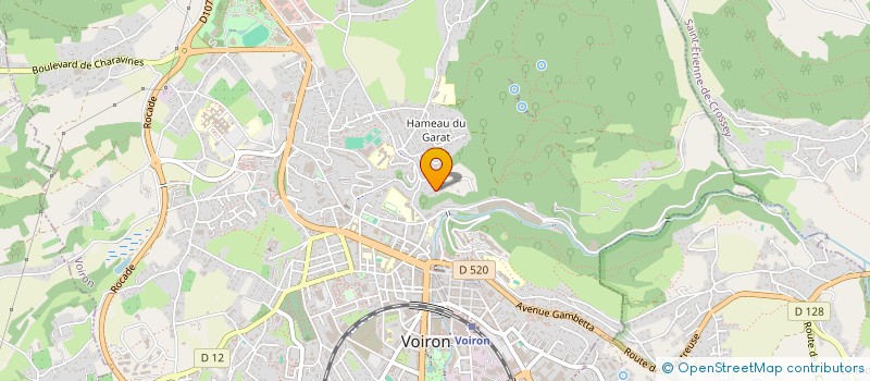 localisation de l'entreprise MONSIEUR GUY LACROIX à VOIRON