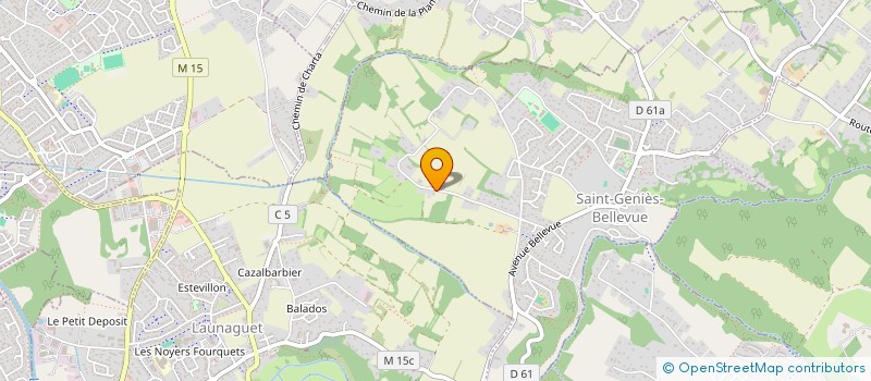 localisation de l'entreprise MONSIEUR GUY LACROIX  SAINT-GENIES-BELLEVUE