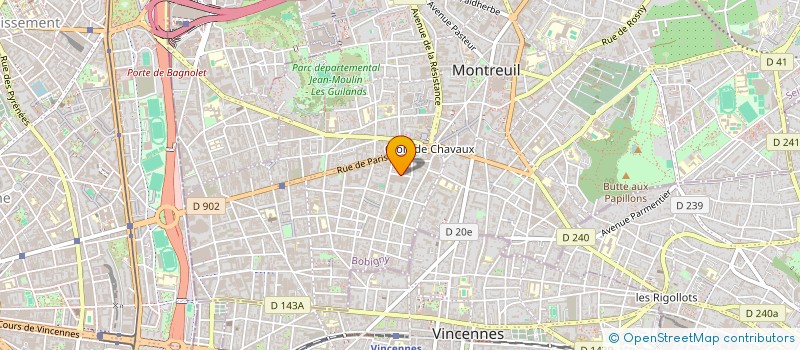 localisation de l'entreprise MONSIEUR GUY LAFITTE à MONTREUIL