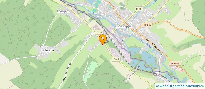 localisation de l'entreprise MONSIEUR GUY LAGACHE  LONGROY