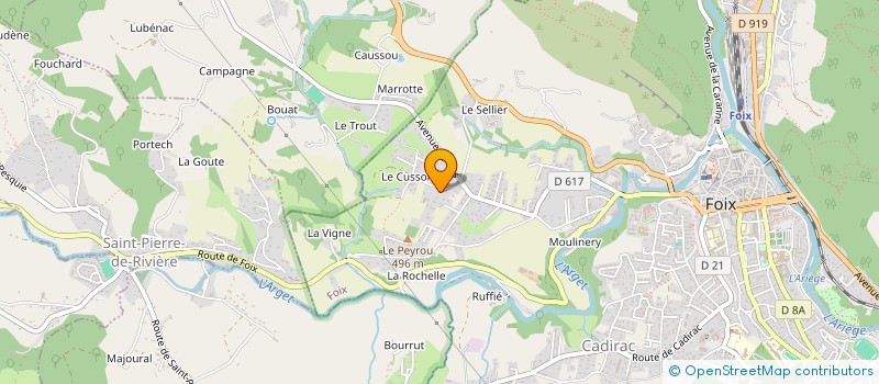 localisation de l'entreprise MONSIEUR GUY LAGAESSE à FOIX
