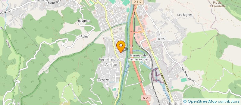 localisation de l'entreprise MONSIEUR GUY LAGARDE à FERRIERES-SUR-ARIEGE