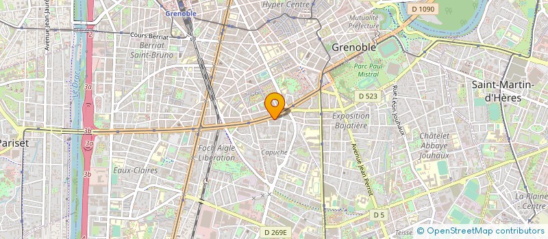 localisation de l'entreprise MONSIEUR GUY LAGARDE  GRENOBLE