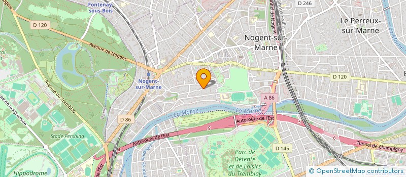 localisation de l'entreprise MONSIEUR GUY LAHOURDE  NOGENT-SUR-MARNE