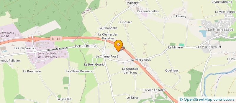 localisation de l'entreprise MONSIEUR GUY LAINE à LA CHEZE