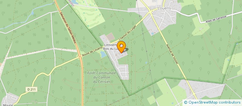 localisation de l'entreprise MONSIEUR GUY LALANNE  LE PIAN-MEDOC