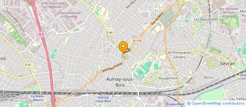 localisation de l'entreprise MONSIEUR GUY LALOUM à AULNAY-SOUS-BOIS