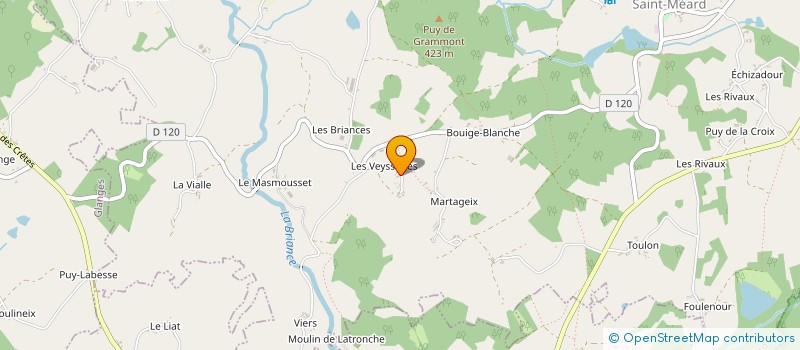 localisation de l'entreprise MONSIEUR GUY LAMANDE à SAINT-MEARD