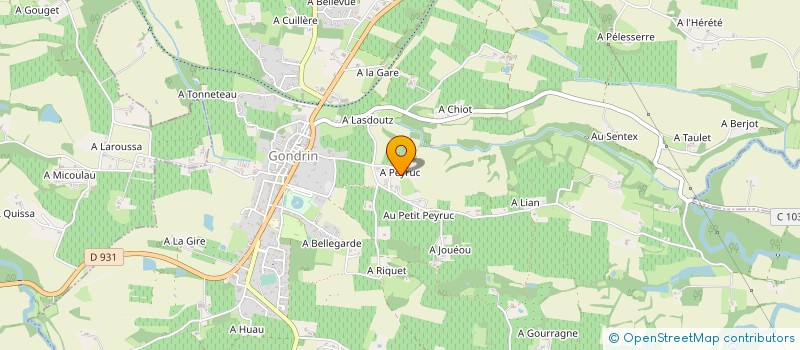 localisation de l'entreprise MONSIEUR GUY LAMARQUE à LAGRAULET-DU-GERS
