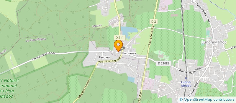 localisation de l'entreprise MONSIEUR GUY LAMBERT  LUDON-MEDOC