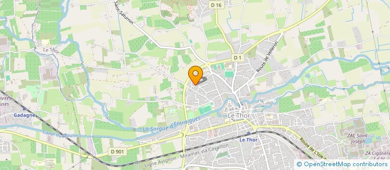 localisation de l'entreprise MONSIEUR GUY LAMBERTIN  LE THOR