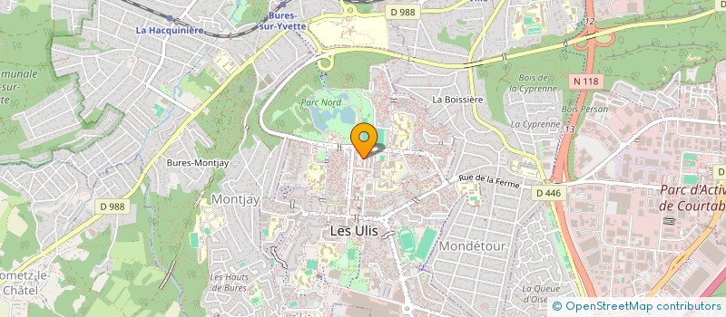 localisation de l'entreprise MONSIEUR GUY-LANDRY FOKAM SOUPGOUI à LES ULIS