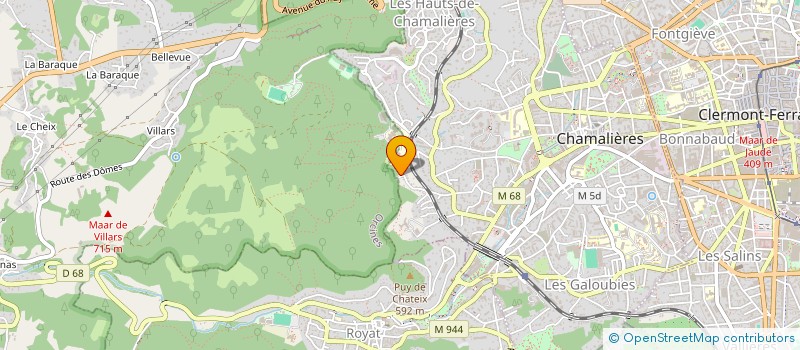 localisation de l'entreprise MONSIEUR GUY LANGLADE  CLERMONT-FERRAND