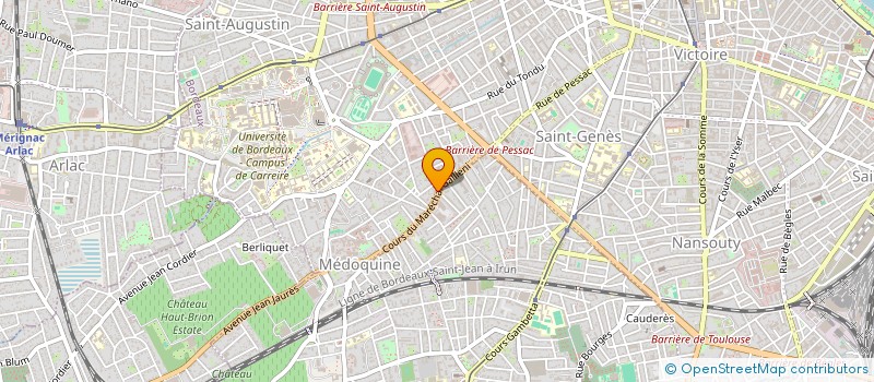 localisation de l'entreprise MONSIEUR GUY LANUSSE à BORDEAUX