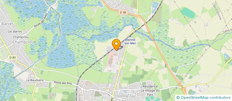 localisation de l'entreprise MONSIEUR GUY LAPORTE à LES SABLES D'OLONNE