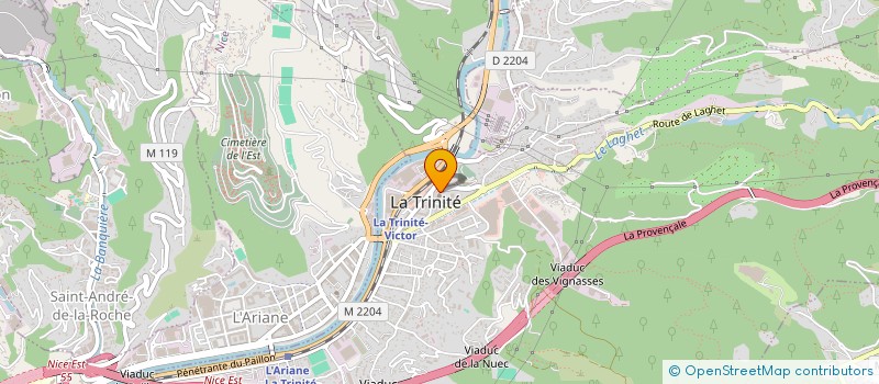 localisation de l'entreprise MONSIEUR GUY LARGILLIERE à LA TRINITE