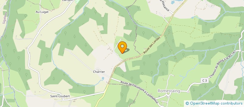 localisation de l'entreprise MONSIEUR GUY LARTIGUE  GRIGNOLS