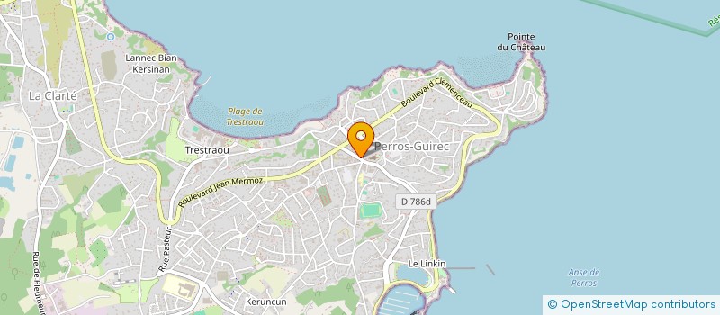 localisation de l'entreprise MONSIEUR GUY LASCAUX  PERROS-GUIREC