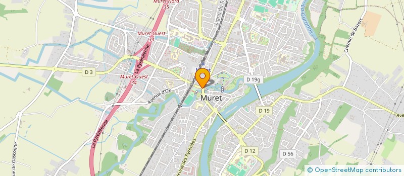 localisation de l'entreprise MONSIEUR GUY LASSERRE  MURET