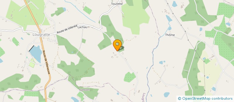 localisation de l'entreprise MONSIEUR GUY LATOURNERIE  LOUGRATTE