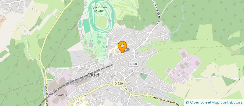 localisation de l'entreprise MONSIEUR GUY LATTRAYE  VITTEL