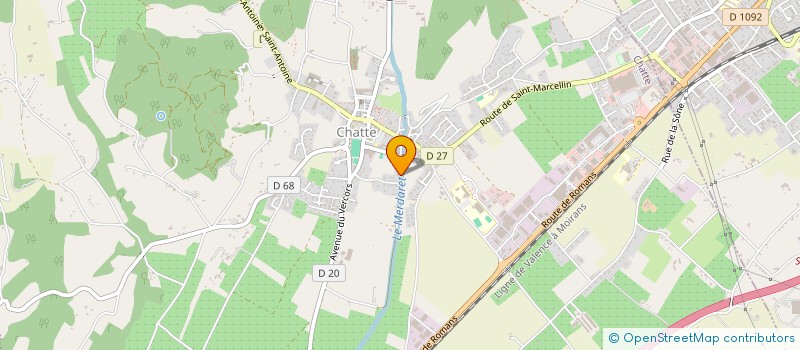 localisation de l'entreprise MONSIEUR GUY LAURENT MARION  CHATTE