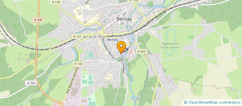 localisation de l'entreprise MONSIEUR GUY LAUVRIERE  BERNAY