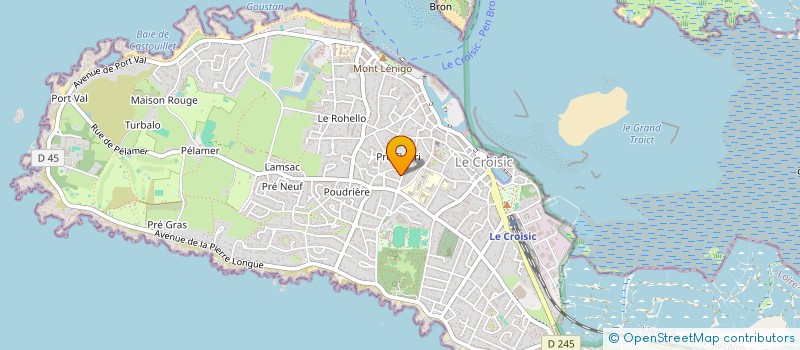 localisation de l'entreprise MONSIEUR GUY LAVAU  LE CROISIC