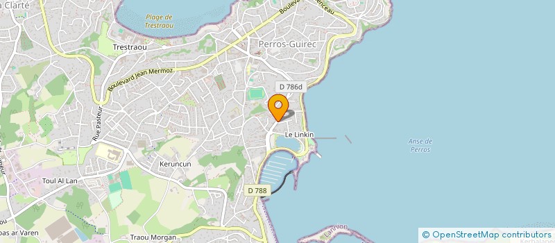 localisation de l'entreprise MONSIEUR GUY LE BAHER  PERROS-GUIREC