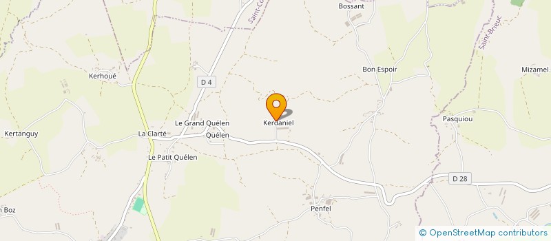 localisation de l'entreprise MONSIEUR GUY LE BIHANNIC  SAINT-GILLES-PLIGEAUX