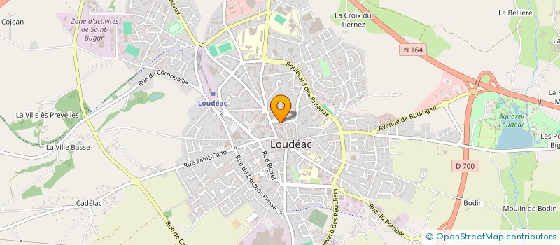localisation de l'entreprise MONSIEUR GUY LE COQ à LOUDEAC