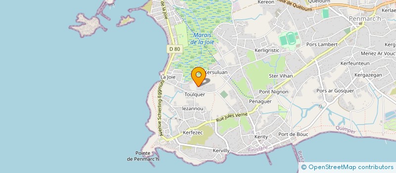 localisation de l'entreprise MONSIEUR GUY LE CORRE à PENMARCH