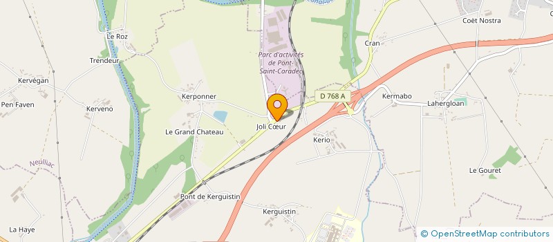 localisation de l'entreprise MONSIEUR GUY LE DAIN  NOYAL-PONTIVY