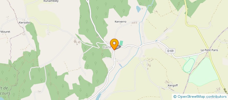 localisation de l'entreprise MONSIEUR GUY LE DENMAT  CANIHUEL