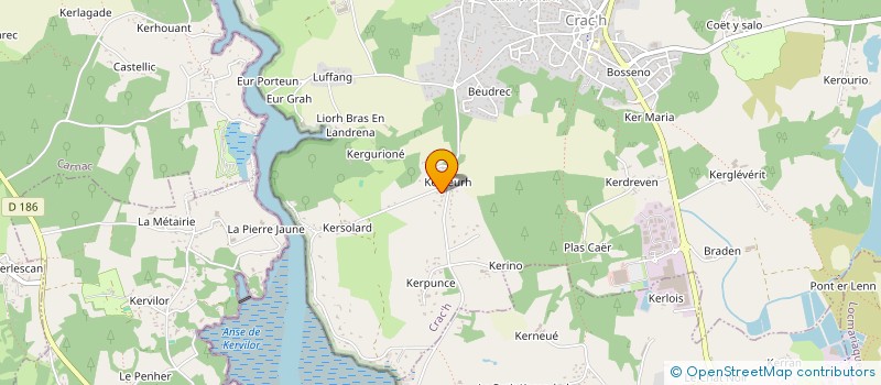 localisation de l'entreprise MONSIEUR GUY LE DOUARIN  CRACH