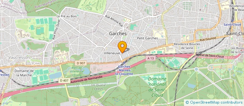 localisation de l'entreprise MONSIEUR GUY LE GARLANTEZEC à GARCHES