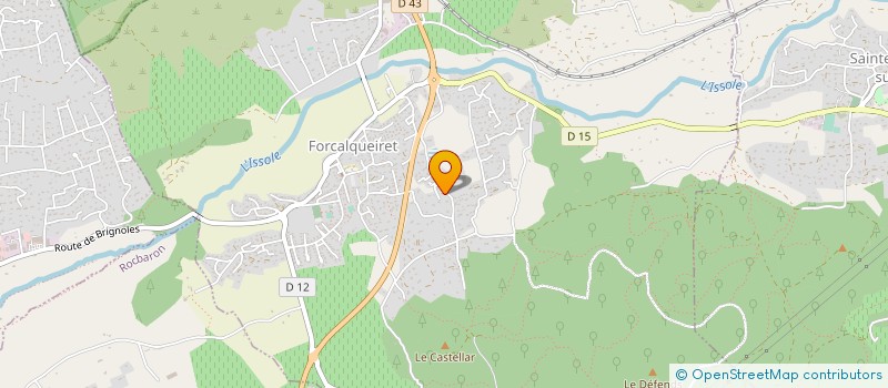 localisation de l'entreprise MONSIEUR GUY LE MERRER à FORCALQUEIRET