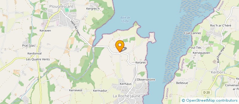 localisation de l'entreprise MONSIEUR GUY LE PAPE à PLOUGUIEL